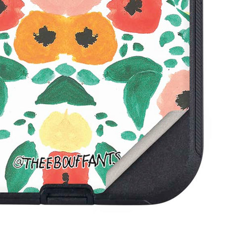 Bouffants and Broken Hearts Geometric Flowers Otterbox Defender iPhone Skin