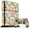 Bouffants and Broken Hearts Geometric Flowers PS4 Console and Controller Bundle Skin