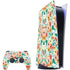 Bouffants and Broken Hearts Geometric Flowers PlayStation PS5 Skins