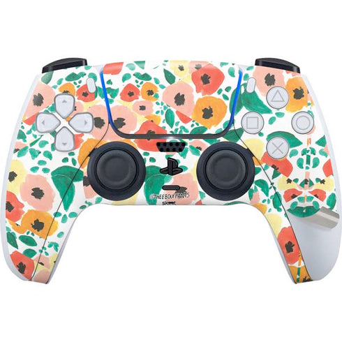 Bouffants and Broken Hearts Geometric Flowers PS5 Pro Bundle Skin