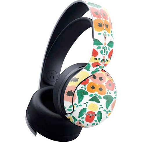 Bouffants and Broken Hearts Geometric Flowers PlayStation PS5 Skins