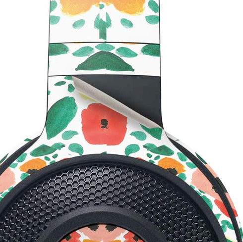 Bouffants and Broken Hearts Geometric Flowers Razer Kraken X Skin