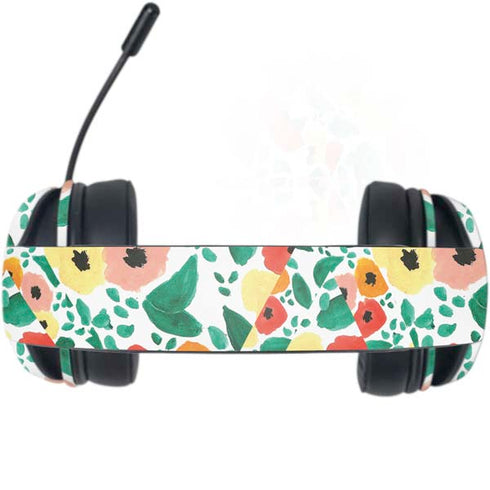 Bouffants and Broken Hearts Geometric Flowers Razer Kraken X Skin
