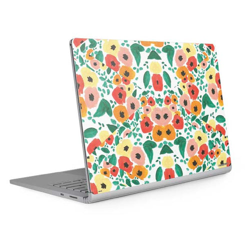 Bouffants and Broken Hearts Geometric Flowers Surface Book 2 15in Skin
