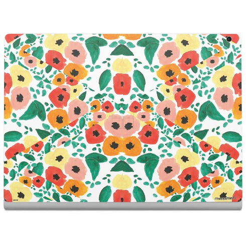 Bouffants and Broken Hearts Geometric Flowers Surface Book 2 15in Skin
