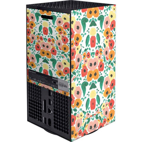 Bouffants and Broken Hearts Geometric Flowers XBox Series X Digital Edition Bundle Skin