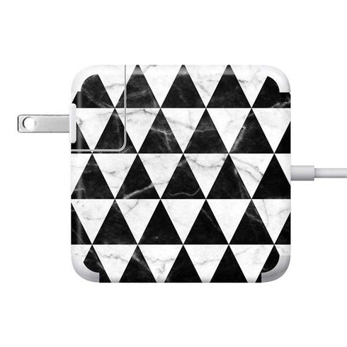 Geometric Marble 85W Power Adapter (15 and 17 inch MacBook Pro Charger) Skin