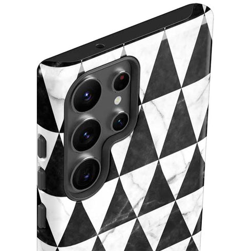 Geometric Marble Galaxy S23 Ultra Pro Case