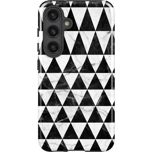 Geometric Marble Galaxy S25 Impact Case
