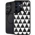 Geometric Marble Galaxy S24 Kickstand Case