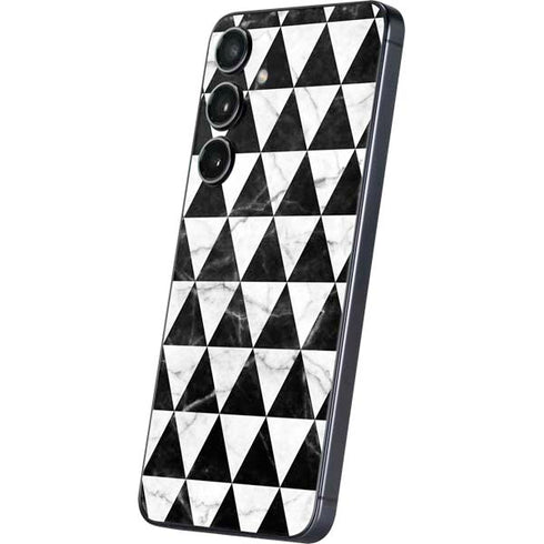 Geometric Marble Galaxy S25 Skin