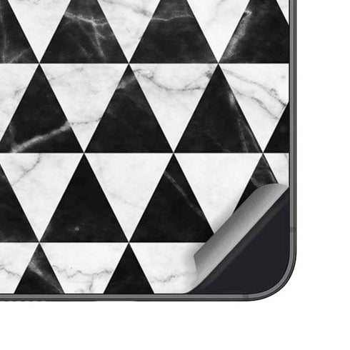 Geometric Marble Galaxy S25 Skin