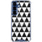 Geometric Marble Galaxy S25 Plus Clear Case