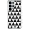 Geometric Marble Galaxy S25 Ultra Clear Case