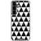 Geometric Marble Galaxy S26 Clear Case