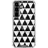 Geometric Marble Galaxy S26 Clear Case