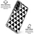 Geometric Marble Galaxy S26 Clear Case