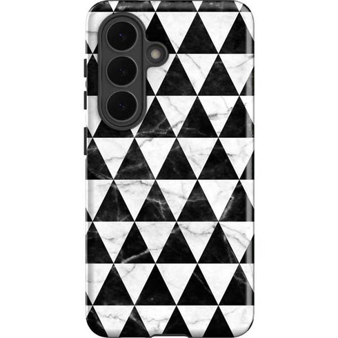 Geometric Marble Galaxy S26 Plus Impact Case