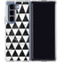 Geometric Marble Galaxy Z Fold5 5G Clear Case