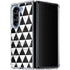 Geometric Marble Galaxy Z Fold5 5G Clear Case