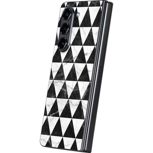 Geometric Marble Galaxy Z Fold5 5G Skin