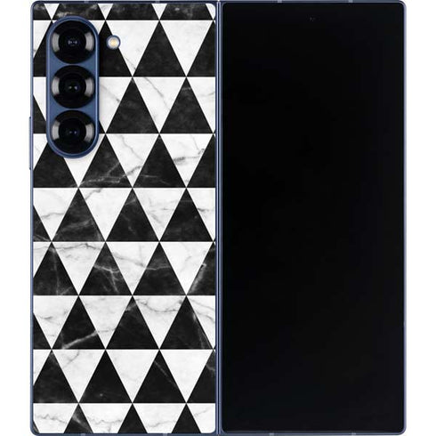 Geometric Marble Galaxy Z Fold6 Skin