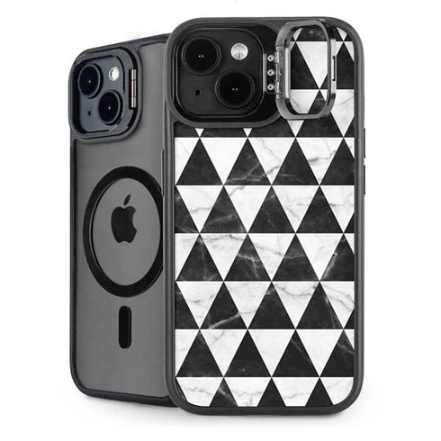 Geometric Marble iPhone 13 Kickstand Case