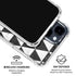 Geometric Marble iPhone 15 Clear Case