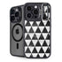 Geometric Marble iPhone 15 Pro Kickstand Case