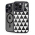 Geometric Marble iPhone 15 Pro Max Kickstand Case