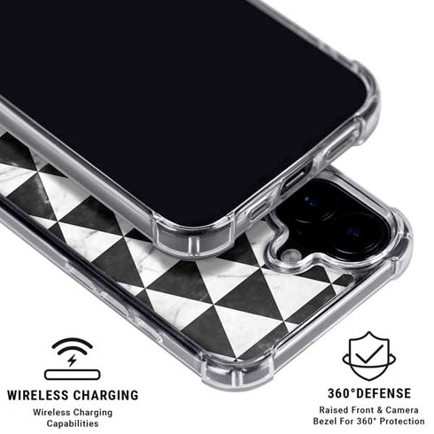 Geometric Marble iPhone 16 MagSafe Case