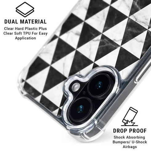 Geometric Marble iPhone 16 MagSafe Case