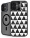 Geometric Marble iPhone 16 Plus Kickstand Case