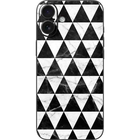 Geometric Marble iPhone 16 Plus Skin