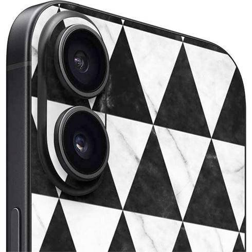 Geometric Marble iPhone 16 Plus Skin