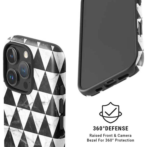 Geometric Marble iPhone 16 Pro Magsafe Impact Case