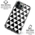Geometric Marble iPhone 16 Pro Max Clear Case