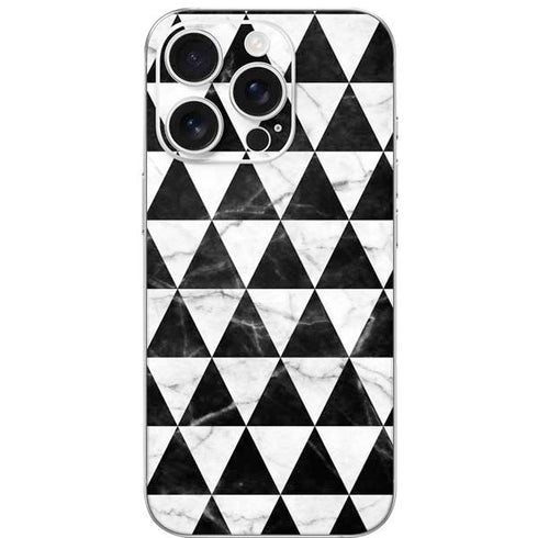 Geometric Marble iPhone 16 Pro Skin