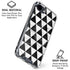 Geometric Marble iPhone 16e Clear Case