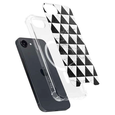Geometric Marble iPhone 16e MagSafe Case