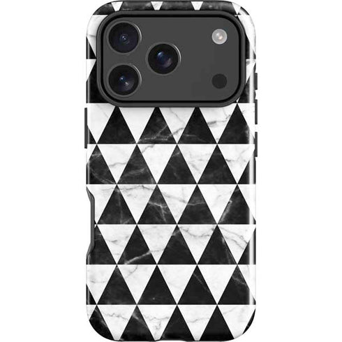 Geometric Marble iPhone 18 Pro Impact Case