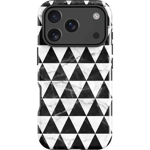 Geometric Marble iPhone 18 Pro Max Impact Case