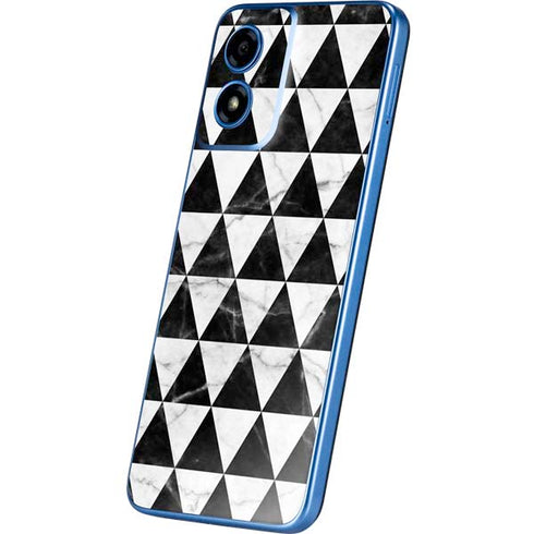 Geometric Marble Moto G Play 4G (2024) Skin