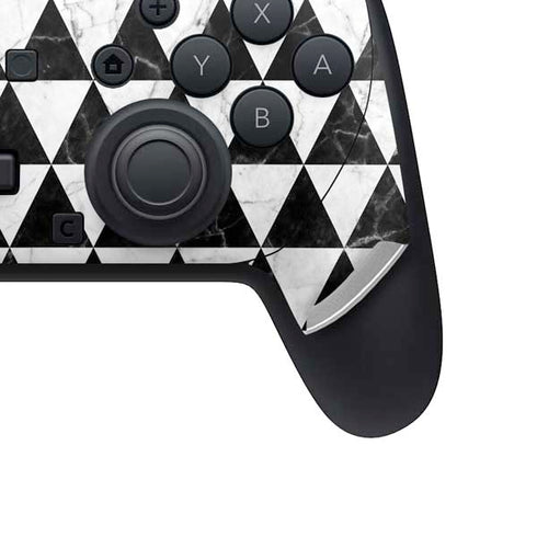 Geometric Marble Nintendo Switch 2 (2025) Pro Controller Skin