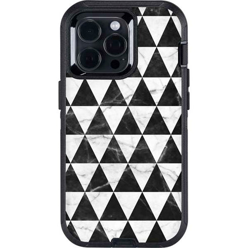 Geometric Marble Otterbox Defender iPhone Skin
