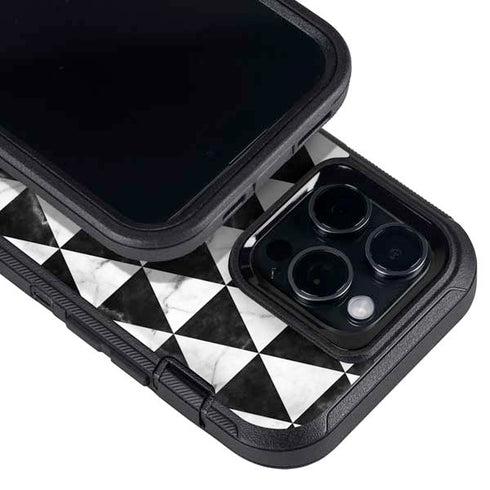 Geometric Marble Otterbox Defender iPhone Skin
