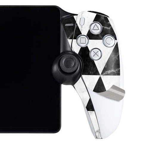 Geometric Marble PlayStation Portal Remote Player Skin