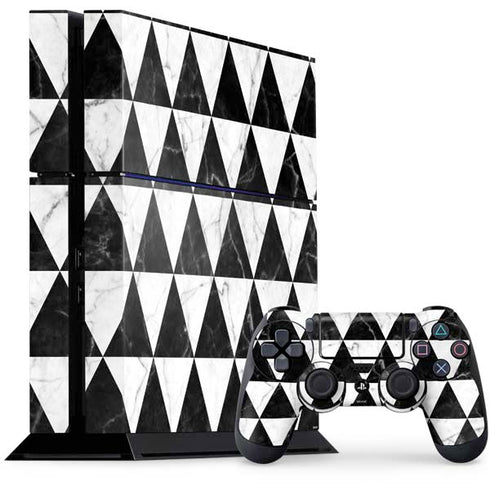 Geometric Marble PlayStation PS4 Skins