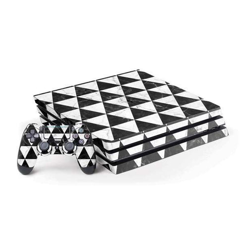Geometric Marble PlayStation PS4 Skins