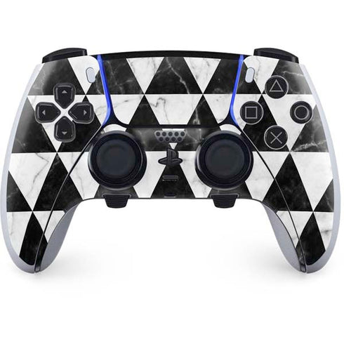 Geometric Marble PS5 DualSense Edge Pro Controller Skin